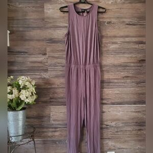 Mustard Seed Botique Romper Pants Jumpsuit, NWOT Purple Gray Color Hues
